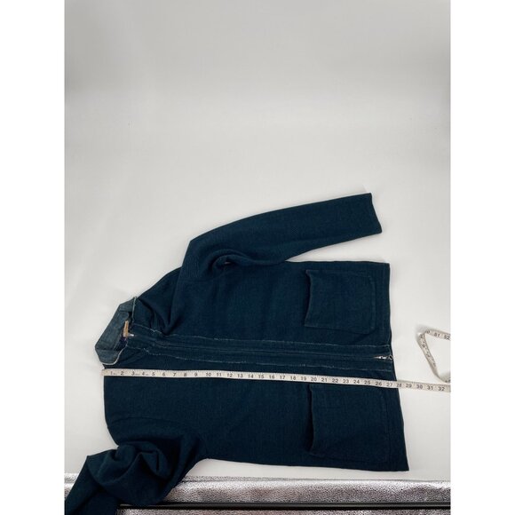 Vintage Pallas Palace Mens Medium Full Zip Jacket Indigo Blue Japanese Fashion - Picture 8 of 8